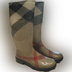 Burberry Nova Check Rainboots